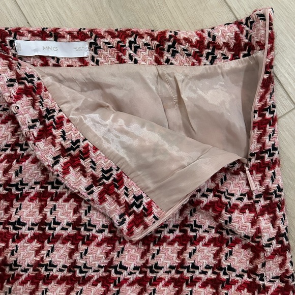 Mango Red and Pink Tweed Jacket - Picture 3 of 5